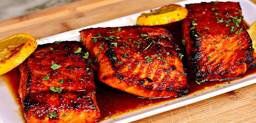 Grilled salmon